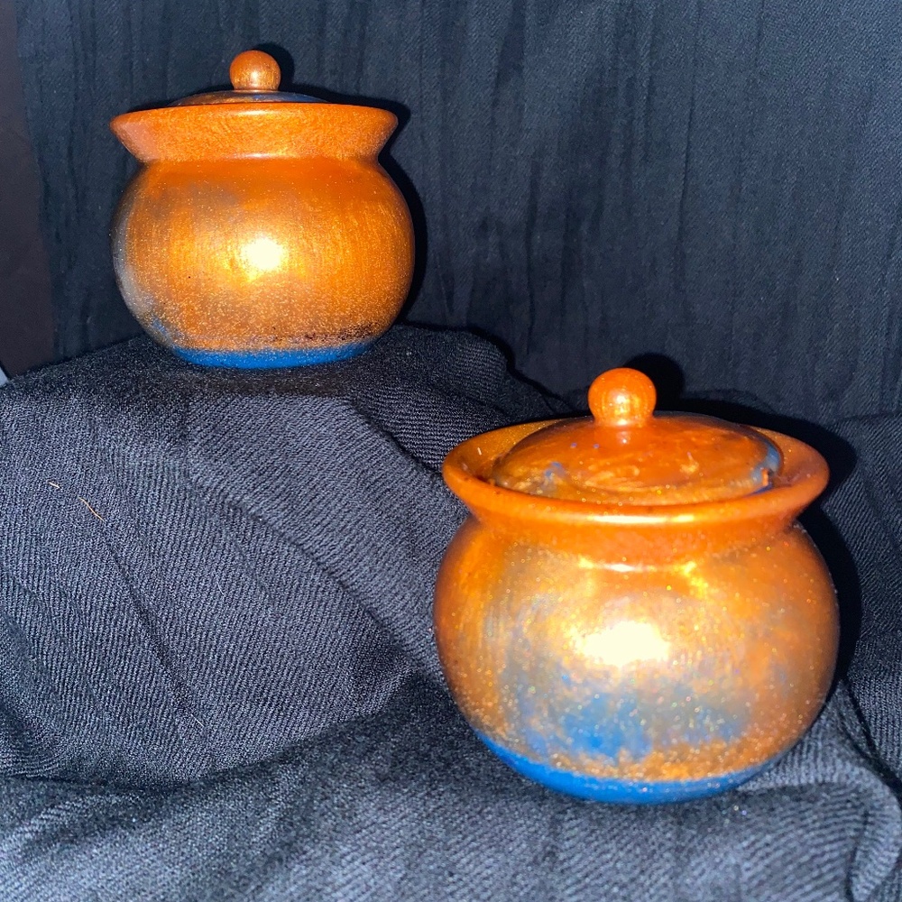 Orange sherbet, wishing jar #r002